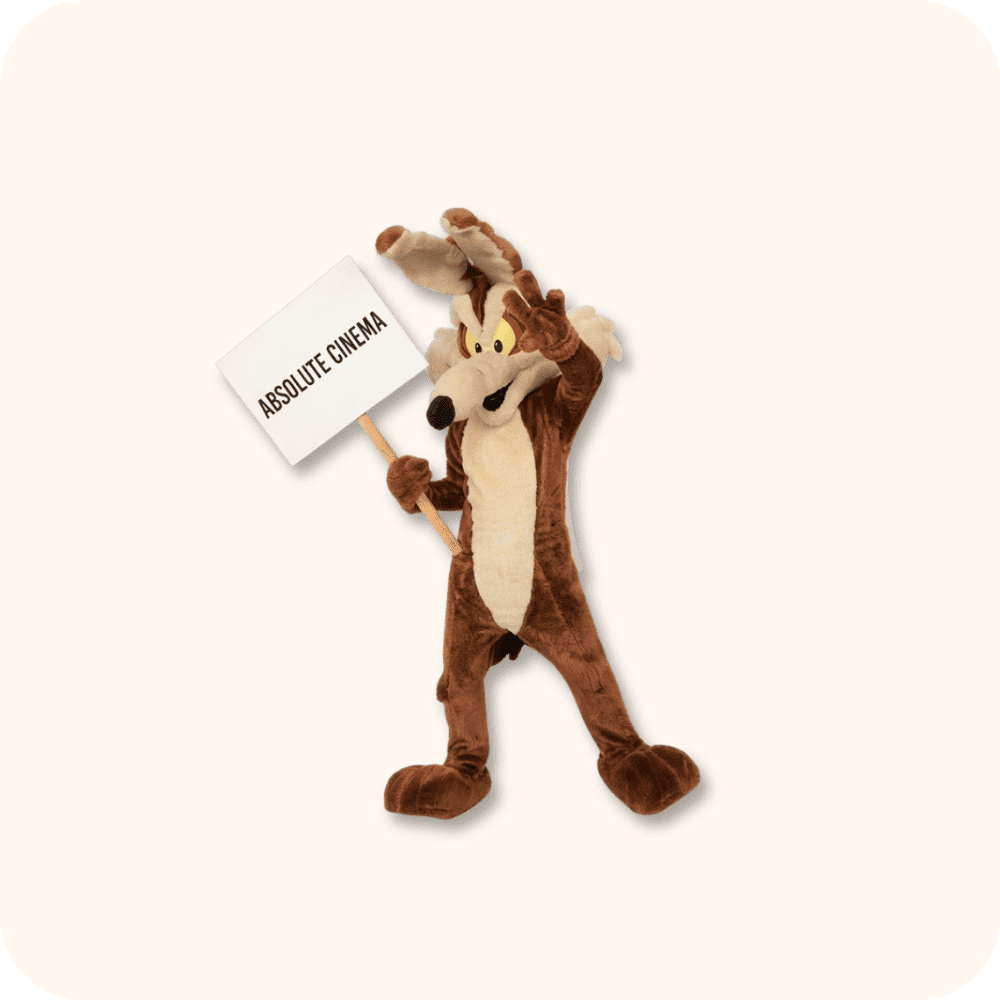 Wile E Coyote Plush Type C Wile E Coyote Plush Type C